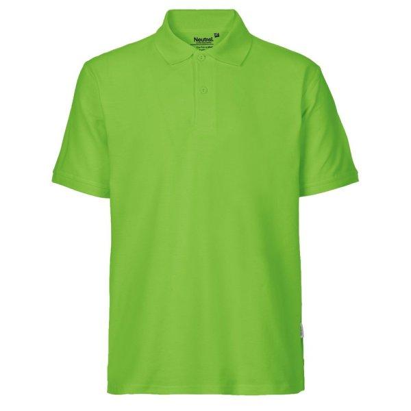 Neutral Férfi galléros póló Classic organikus Fairtrade biopamutból - Lime
| 2XL