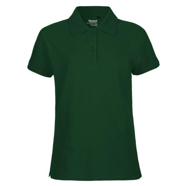 Neutral Női galléros póló Classic organikus Fairtrade biopamutból -
Palackzöld | 2XL