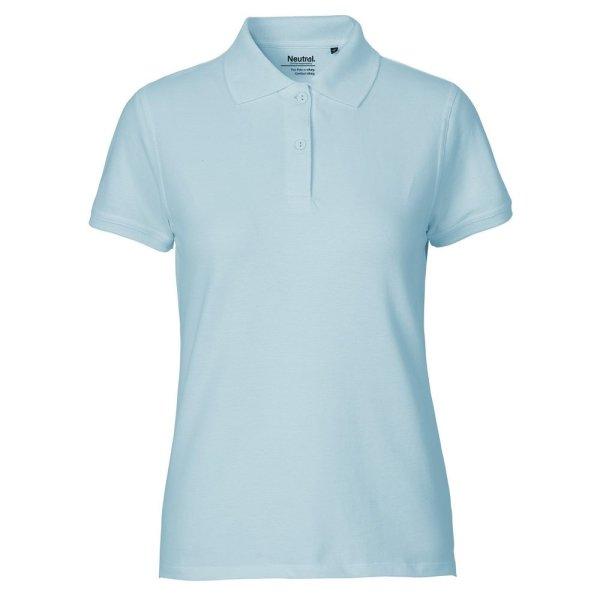 Neutral Női galléros póló Classic organikus Fairtrade biopamutból -
Világoskék | 2XL