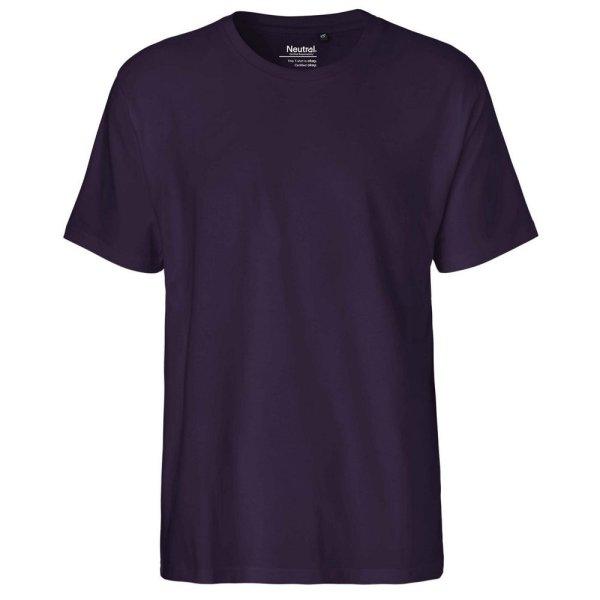 Neutral Férfi póló Classic organikus Fairtrade biopamutból - Lila | 2XL