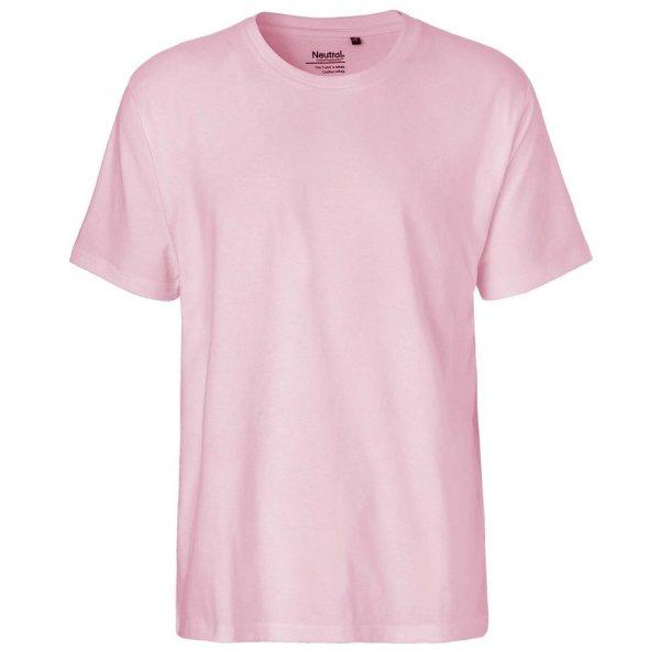 Neutral Férfi póló Classic organikus Fairtrade biopamutból - Világos
rózsaszín | 3XL