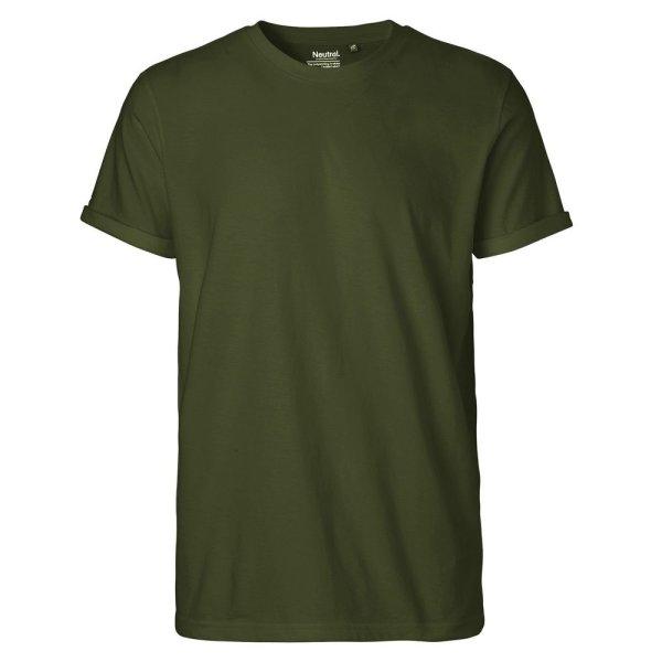 Neutral Férfi póló felhajtott ujjakkal organikus Fairtrade biopamutból -
Military | 2XL