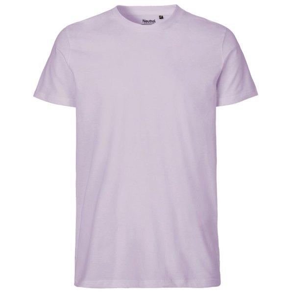 Neutral Férfi póló Fit organikus Fairtrade biopamutból - Dusty purple | 2XL