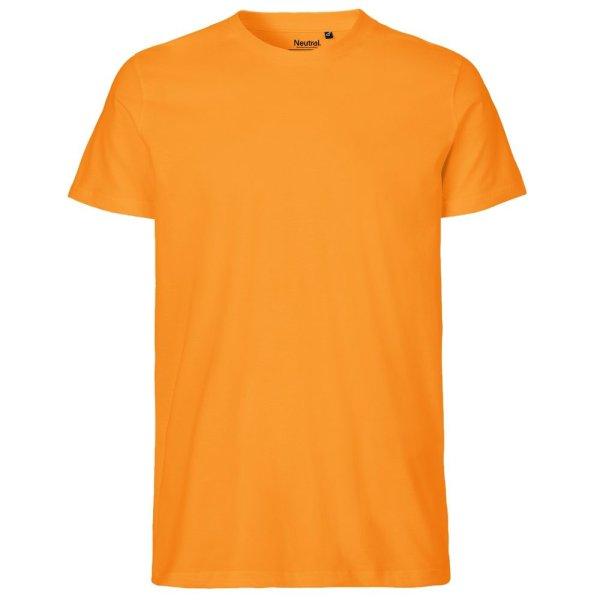 Neutral Férfi póló Fit organikus Fairtrade biopamutból - Világos
narancssárga | 3XL