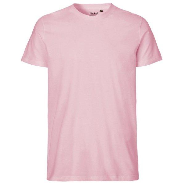 Neutral Férfi póló Fit organikus Fairtrade biopamutból - Világos
rózsaszín | 2XL