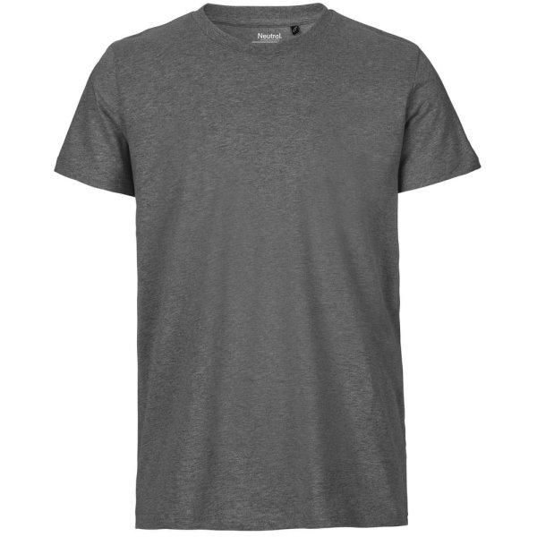 Neutral Férfi póló Fit organikus Fairtrade biopamutból - Sötét melírozott
| 4XL