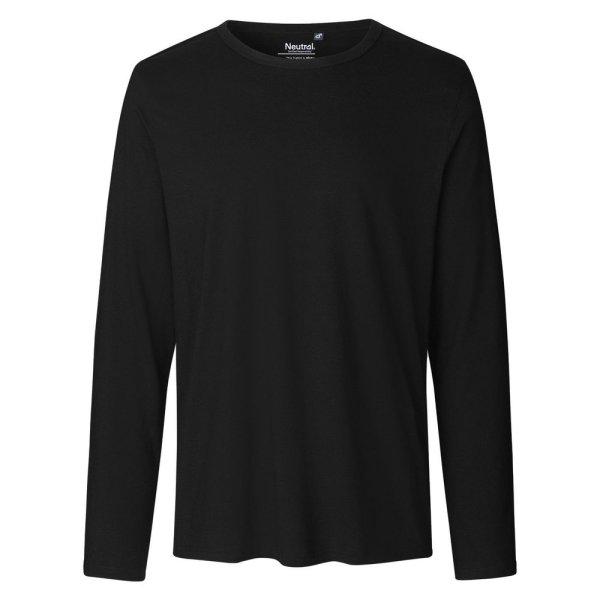 Neutral Hosszú ujjú férfi póló organikus Fairtrade biopamutból - Fekete |
2XL