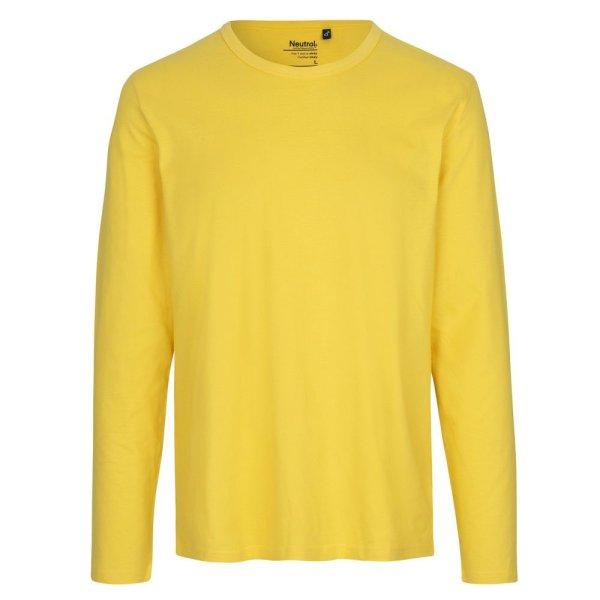 Neutral Hosszú ujjú férfi póló organikus Fairtrade biopamutból - Sárga |
3XL