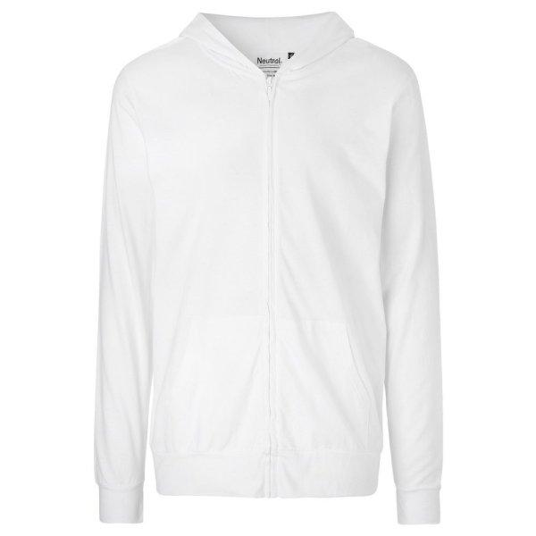 Neutral Könnyű cipzáras pulóver kapucnival organikus Fairtrade biopamutból
- Fehér | 3XL