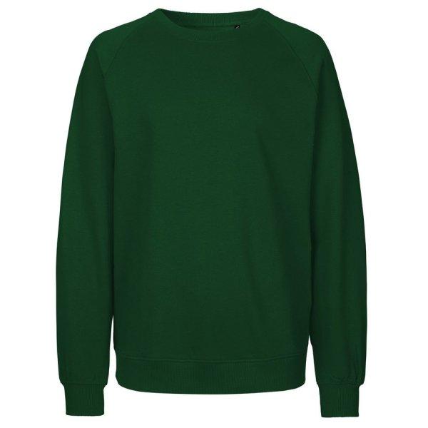 Neutral Pulóver organikus Fairtrade biopamutból - Palackzöld | 3XL
