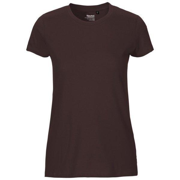 Neutral Női póló Classic organikus Fairtrade biopamutból - Barna | 2XL