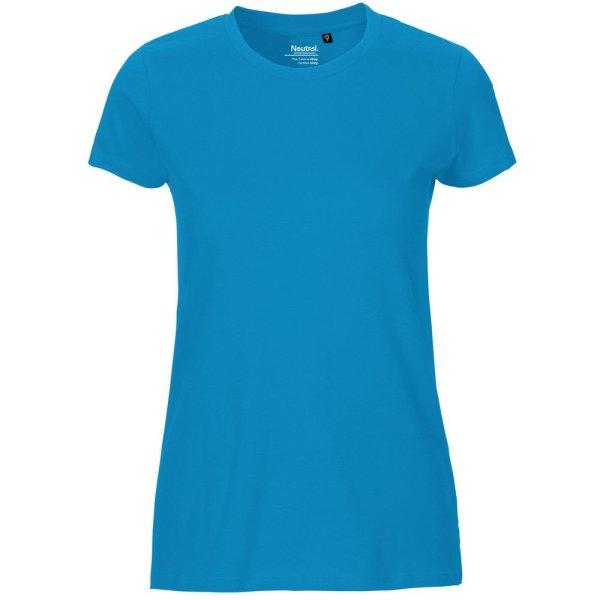 Neutral Női póló Fit organikus Fairtrade biopamutból - Zafír kék | 2XL
