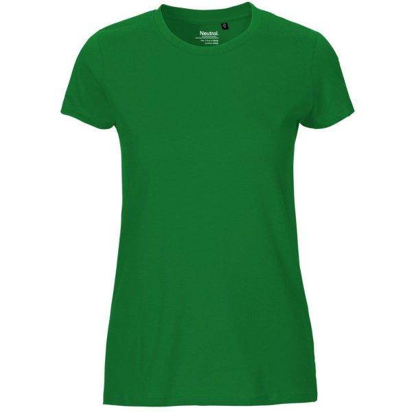Neutral Női póló Fit organikus Fairtrade biopamutból - Zöld | 2XL