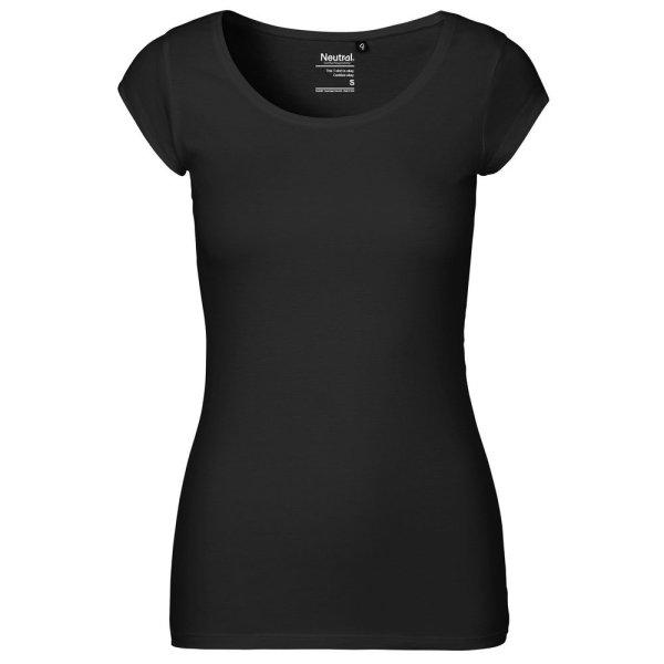 Neutral Női póló organikus Fairtrade biopamutból - Fekete | 2XL