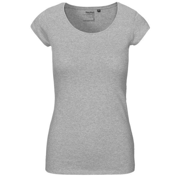 Neutral Női póló organikus Fairtrade biopamutból - Sportos szürke | 2XL