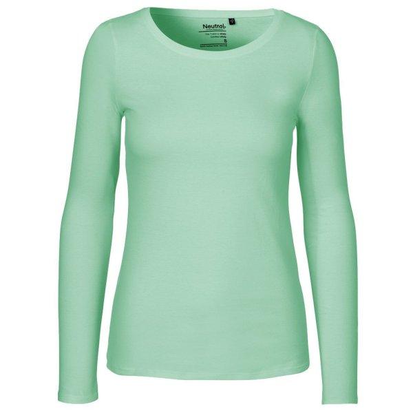 Neutral Hosszú ujjú női póló organikus Fairtrade biopamutból - Dusty mint
| 2XL