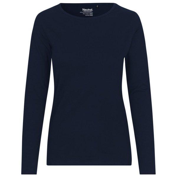 Neutral Hosszú ujjú női póló organikus Fairtrade biopamutból -
Tengerészkék | 2XL