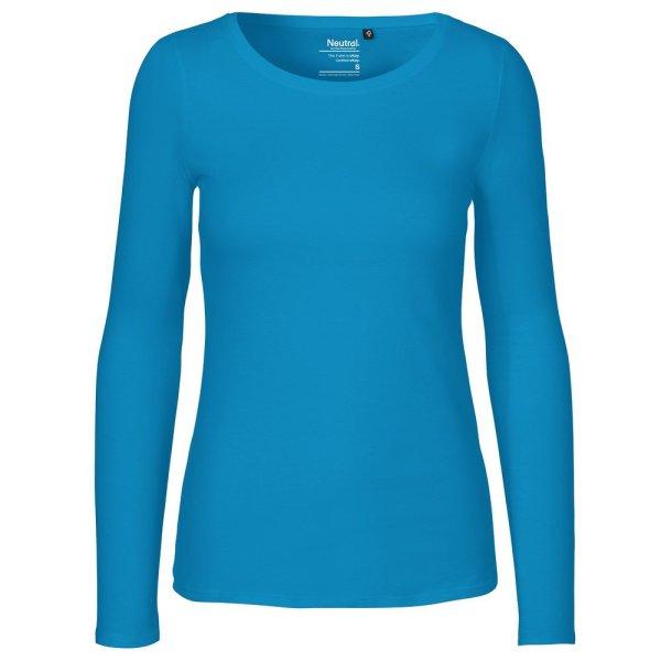 Neutral Hosszú ujjú női póló organikus Fairtrade biopamutból - Zafír kék
| 2XL