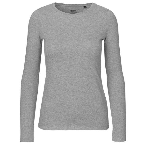 Neutral Hosszú ujjú női póló organikus Fairtrade biopamutból - Sportos
szürke | 2XL