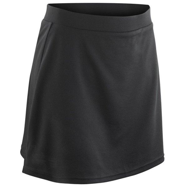 SPIRO Női sportszoknya rövidnadrággal - Fekete | 2XL