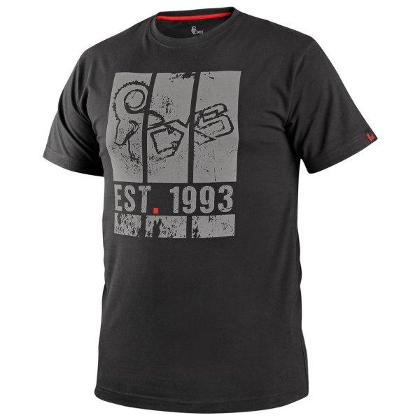 Canis (CXS) Férfi póló nyomott mintával CXS WILDER - Fekete | 5XL