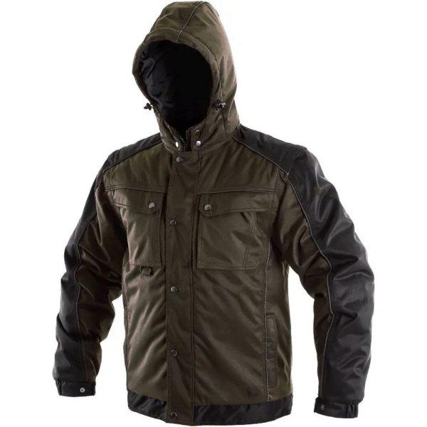 Canis (CXS) Férfi télikabát 2v1 CXS IRVINE - Barna / fekete | 2XL