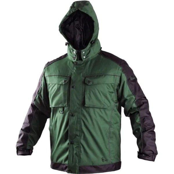 Canis (CXS) Férfi télikabát 2v1 CXS IRVINE - Zöld / fekete | 2XL