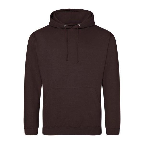 Just Hoods Pulóver College - Csokoládébarna | 3XL