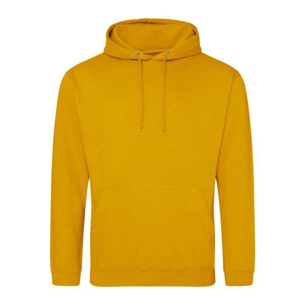 Just Hoods Pulóver College - Mustársárga | 3XL