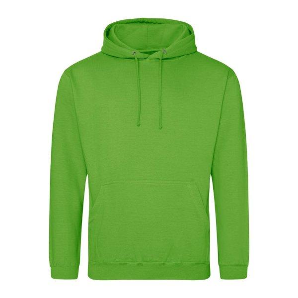Just Hoods Pulóver College - Limezöld | 2XL