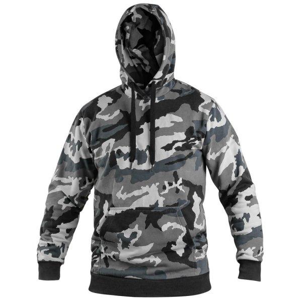 Canis (CXS) Kapucnis pulóver CXS ARYN - Terepszínű szürke | 3XL