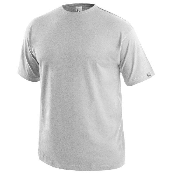 Canis (CXS) Rövid ujjú póló CXS DANIEL - Világosszürke melírozott | 3XL