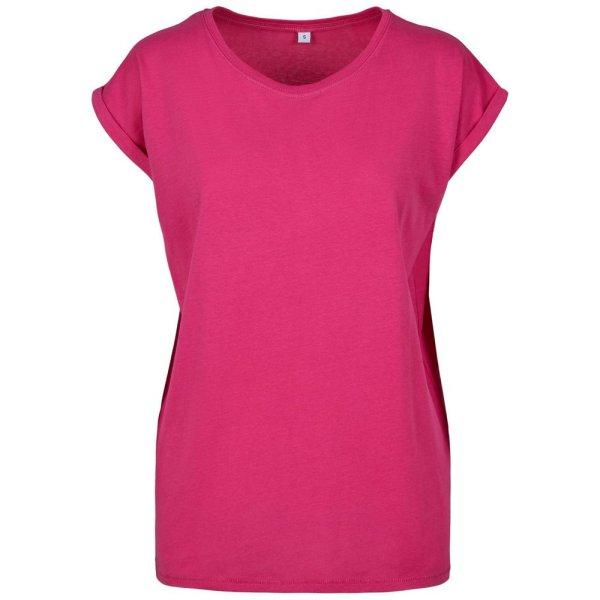 Build Your Brand Laza női póló felhajtott ujjakkal - Ibiškově růžová |
4XL