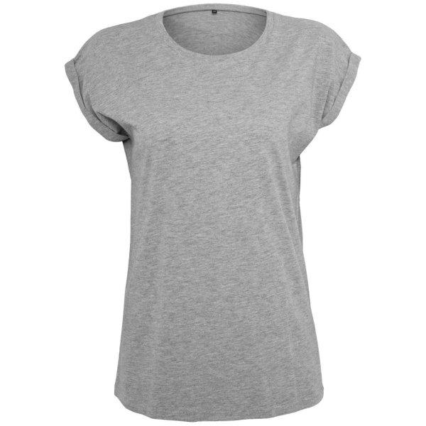 Build Your Brand Laza női póló felhajtott ujjakkal - Szürke melírozott |
5XL