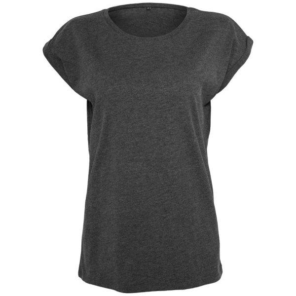 Build Your Brand Laza női póló felhajtott ujjakkal - Sötétszürke
melírozott | 3XL