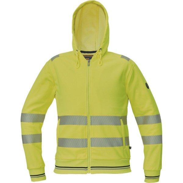 Cerva Fényvisszaverő kapucnis felső SHELDON HV - Sárga | 2XL