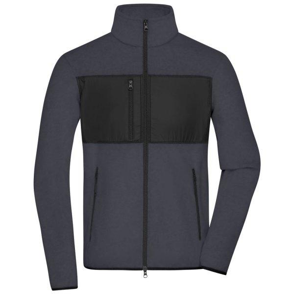 James & Nicholson (Daiber) Férfi gyapjú pulóver JN1312 - Sötétszürke /
fekete | 3XL