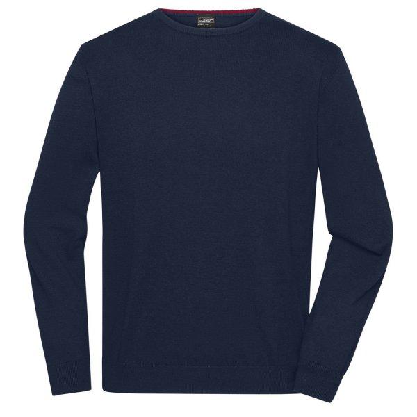 James & Nicholson (Daiber) Könnyű férfi kötött pulóver JN1314 -
Sötétkék | 2XL