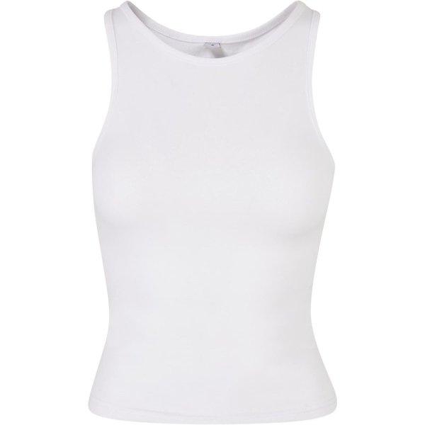 Build Your Brand Női Racer Back felső - Fehér | 3XL