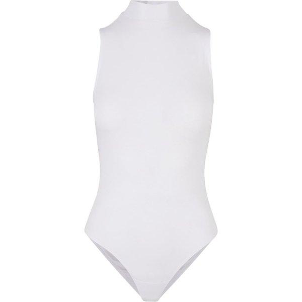 Build Your Brand Női body garbóval - Fehér | 2XL
