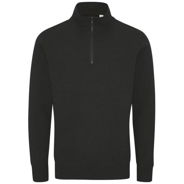 Mantis Kapucnis pulóver rövid cipzárral - Fekete | 2XL
