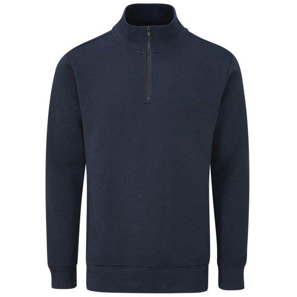 Mantis Kapucnis pulóver rövid cipzárral - Tengerészkék | 2XL