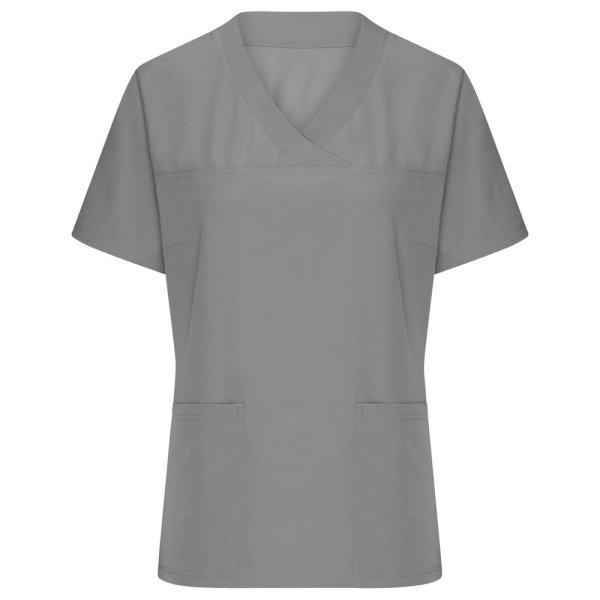 James & Nicholson (Daiber) Női sztreccs egészségügyi felső JN3103 -
Középszürke | 3XL