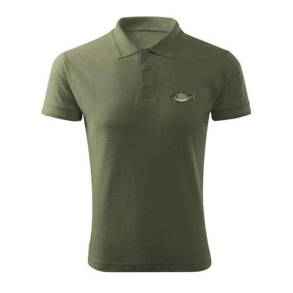 Bontis Pólóing ponty hímzéssel - Khaki | 2XL