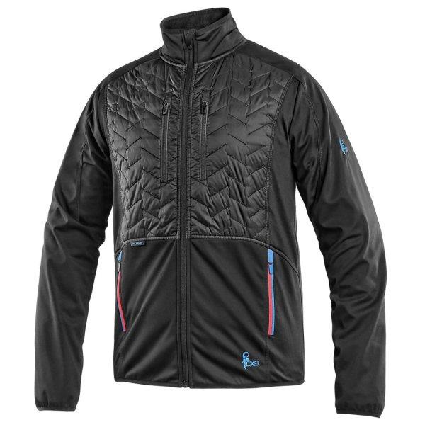 Canis (CXS) Férfi átmeneti kabát CXS LEONIS - Fekete / kék / piros | 2XL