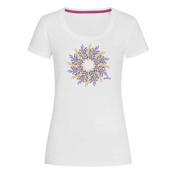 Bontis Női póló CIRCLEAF - Fehér | 2XL