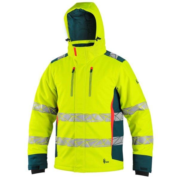 Canis (CXS) Fényvisszaverő téli softshell dzseki CXS BEDFORD WINTER - Sárga
/ kék | 3XL