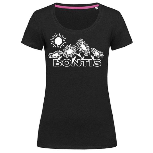 Bontis Női póló DAISIES - Fekete | 2XL