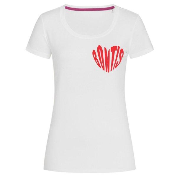 Bontis Női póló HEART - Fehér | 2XL