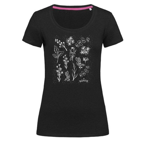 Bontis Női póló MEADOW - Fekete | 2XL